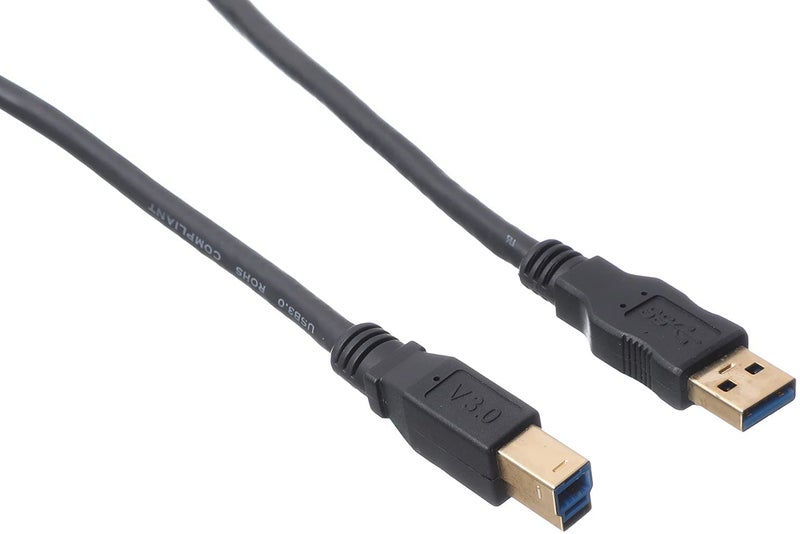 Keendex 1972 USB Printer Cable - Black - Image 2