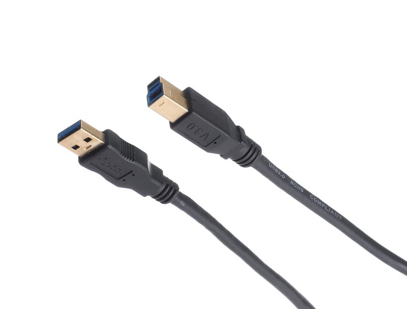 Keendex 1972 USB Printer Cable - Black - Image 1