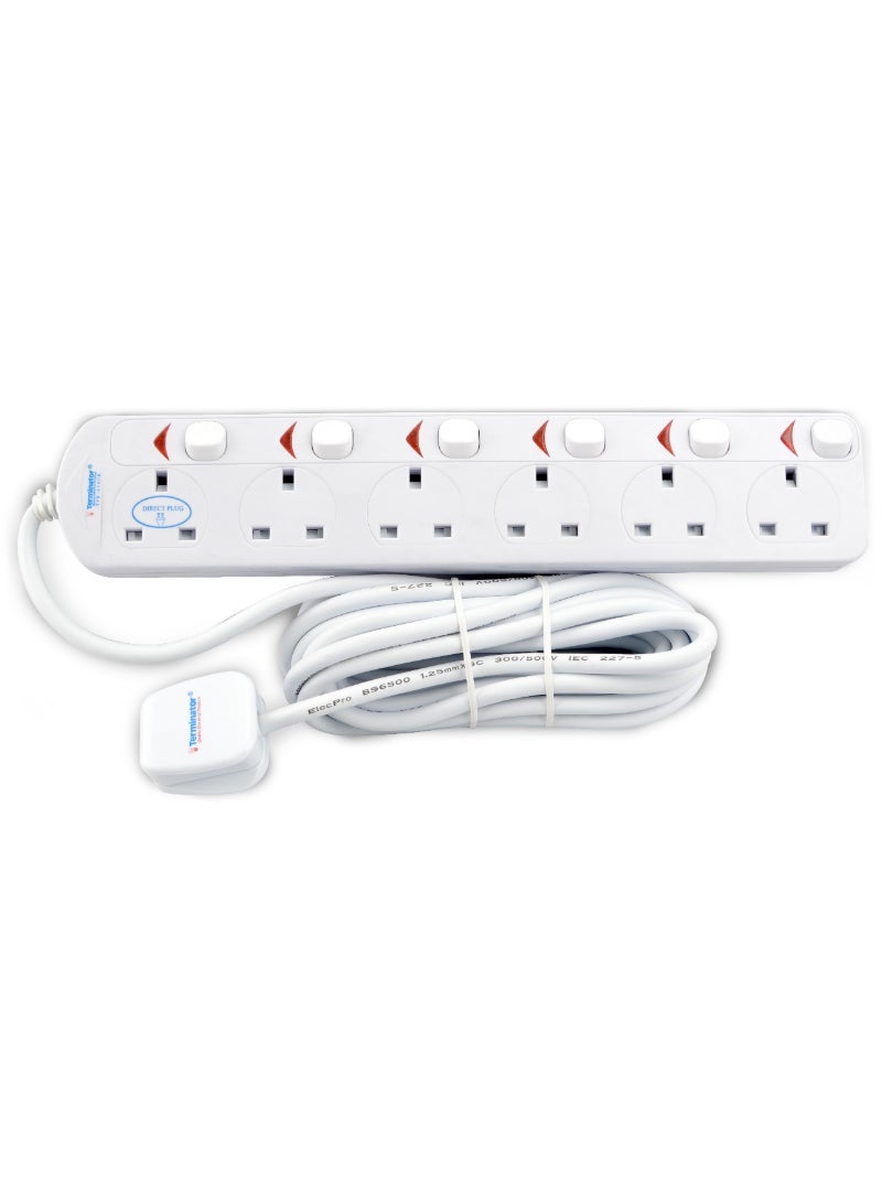 Terminator Extension 6G/3M TPB 836-UK Socket Individual Switch Terminator