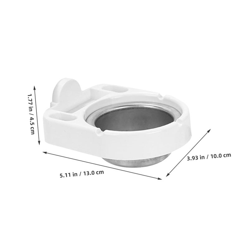 Stainless Steel Wall Mounted Ashtray with Detachable Inner Tank for Home and Bathroom - Image 3