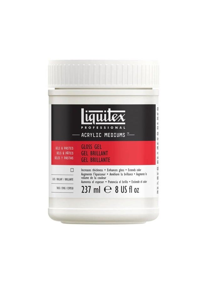 Liquitex Professional Gloss Gel Medium, 237ml (8-oz)  - Image 1