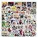 BLCAFEE 62Pcs Eddsworld Anime Game Stickers Pack Manga Poster Cartoon Vinyl Waterproof for Water BottleLaptopPhoneSkateboardScrapbookingJournaling Choice for Party Favor Supply - Image 3