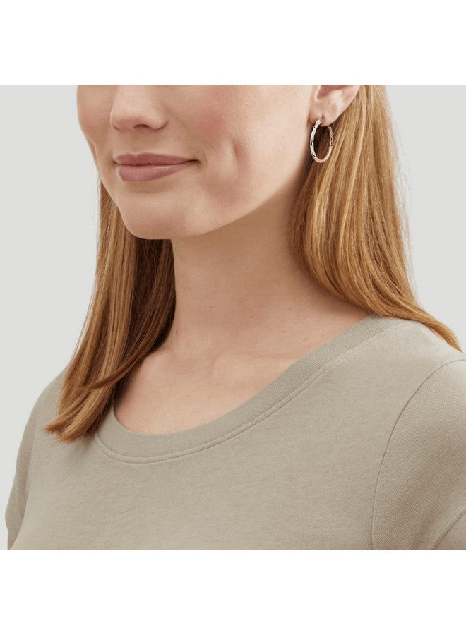 Silpada 'Endless Twists' Hoop Earrings In Sterling Silver - Image 4