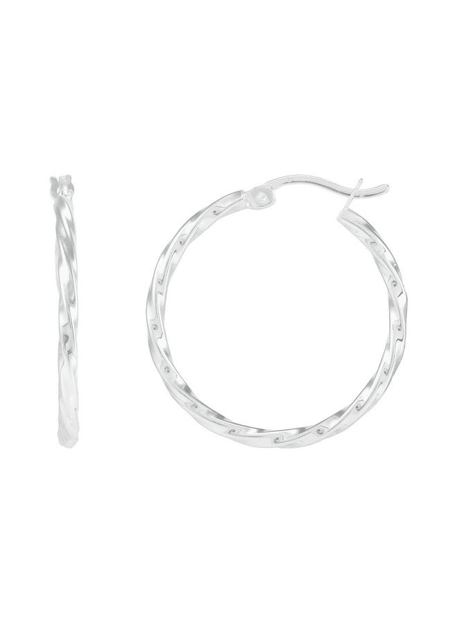 Silpada 'Endless Twists' Hoop Earrings In Sterling Silver - Image 3