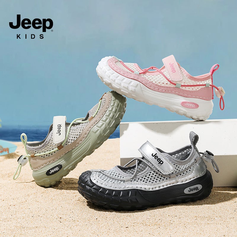 Jeep Kidsren'S Sandals Boys' Baotou Beach Shoes Outdoor Kidsren'S Sports Shoes 2025 Kidsren'S Anti-Slip - Image 5