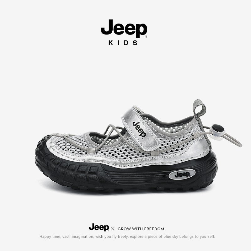 Jeep Kidsren'S Sandals Boys' Baotou Beach Shoes Outdoor Kidsren'S Sports Shoes 2025 Kidsren'S Anti-Slip - Image 2