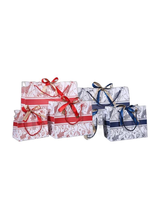 NIBEMINENT 3-Piece Color Gift Bag with Handle, Oil Painting Gift Paper Bags Medium Size Small Gift Bags Birthday Craft Paper Gift Bags for Presents,Birthdays, Mother's Day,Weddings, Party & 3-Piece Color Gift Bag with Handle, Oil Painting Gift Paper Bags Medium Size Small Gift Bags Birthday Craft Paper Gift Bags for Presents,Birthdays, Mother's Day,Weddings, Party Bundle - Image 1
