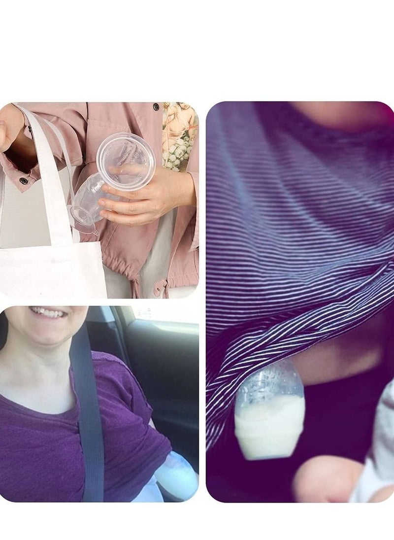 haakaa - Manual Breast Pump With Suction Base 100% Food Grade Silicone Bpa Pvc And Phthalate Free 4oz/100ml - Image 1