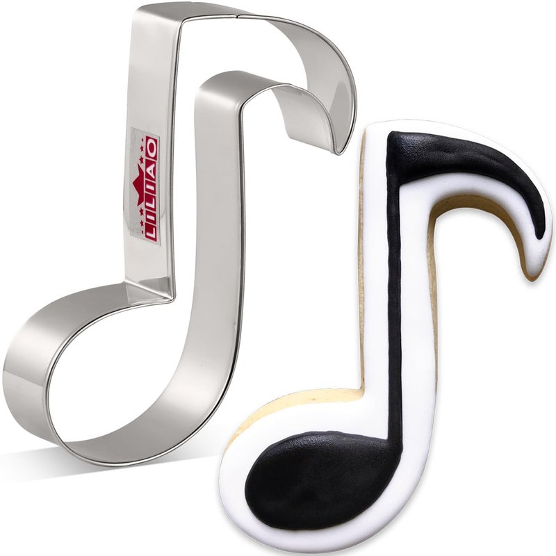 LILIAO Music Note Cookie Cutter Music Biscuit Fondant Cutter  32 x 42 inches  Stainless Steel