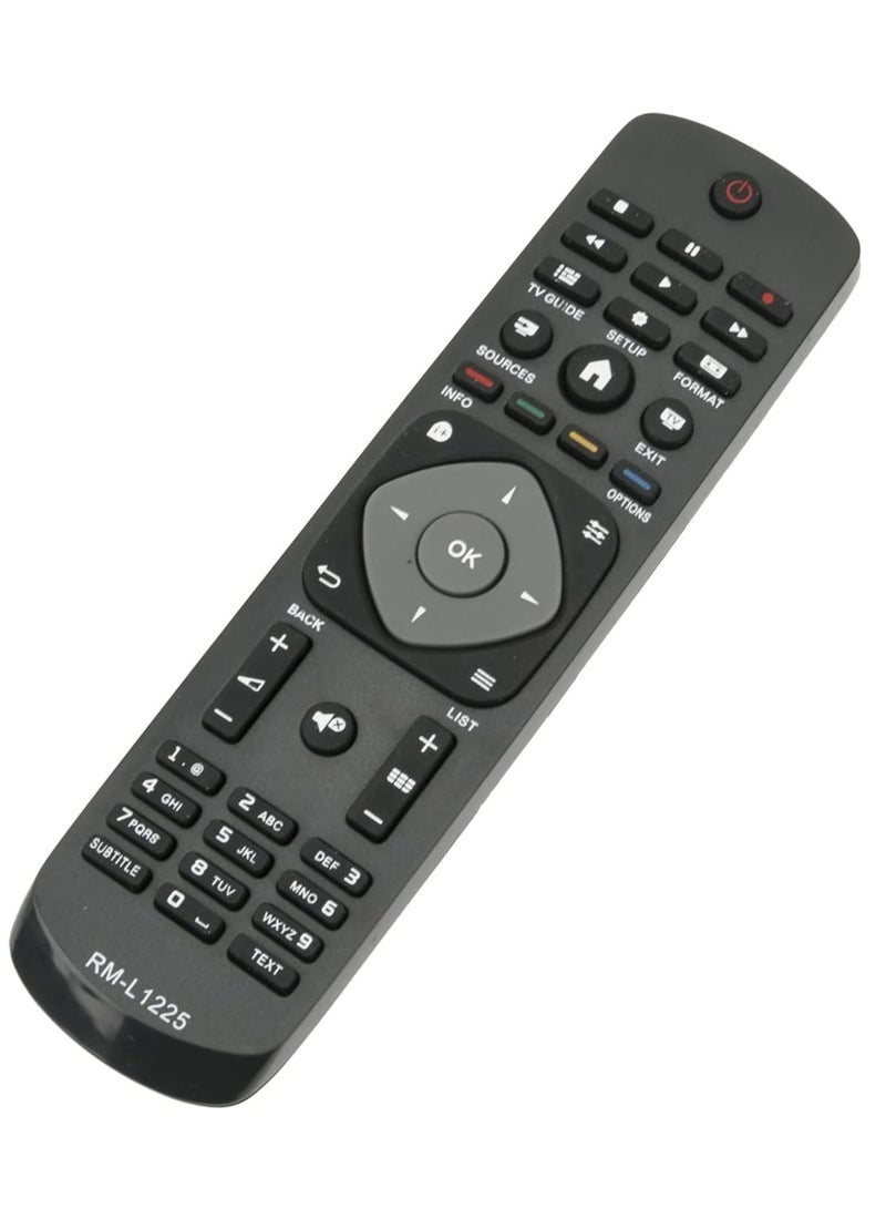PopZa RM-L1225 VINABTY Replacement Infrared Remote Control for Philips LCD LED TV – Compatible with Models 398GR8BD1NEPHH, 47PFH4109/88, 32PHH4009, 50PFH4009 – Includes Battery - Image 3