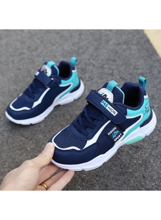 NIBEMINENT Kids Sneakers Children's Fashion Casual Shoes All Seasons Boys Sports Running Breathable Lightweight - Image 1