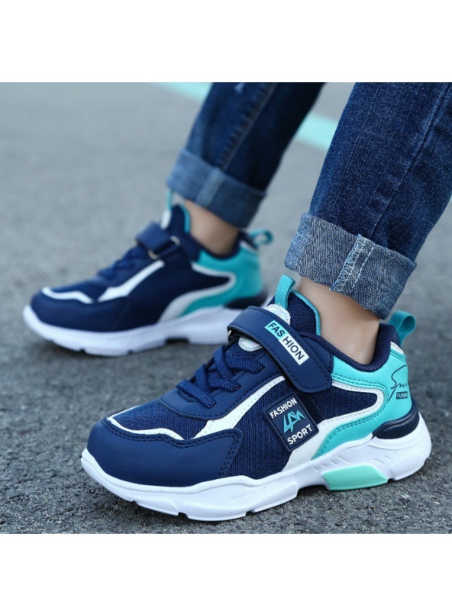 NIBEMINENT Kids Sneakers Children's Fashion Casual Shoes All Seasons Boys Sports Running Breathable Lightweight - Image 2