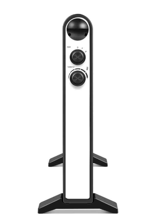 Homix 4-Tube Quartz Radiant Heater Black and Silver 72.5 x 16.5 x 65 cm BL26