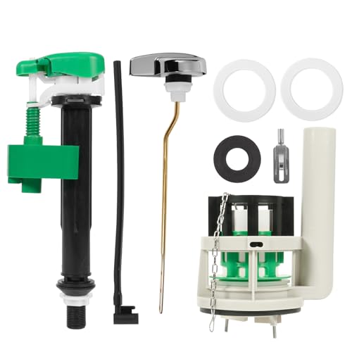 Dilomber 3Inch Flush Valve Repair Kit for Most OnePiece Toilets Compatible with TOTO Replacement Parts Includes Toilet Drain Valve G12 Adjustable Fill Valve Flush Handle Lever Gasket - Image 1