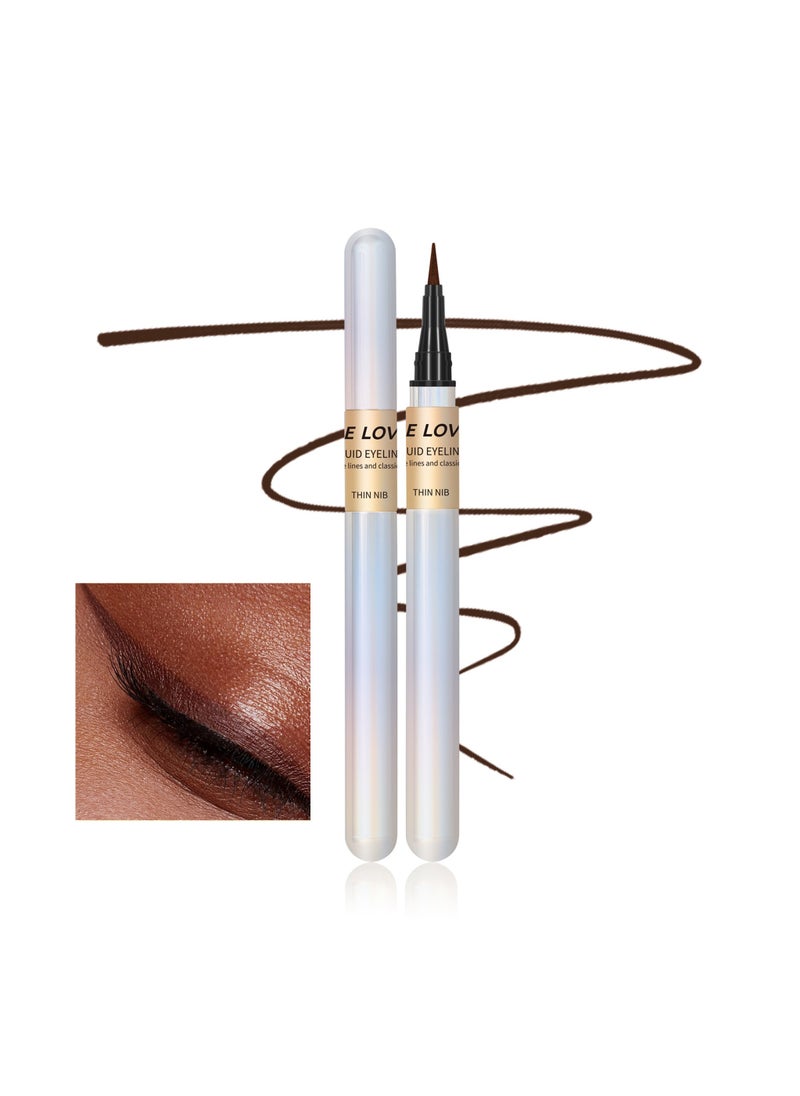 Sheloves Liquid Eyeliner Long-Wearing Sweat-And Humidity-Resistant Smudge-Proof Waterproof Ultra-Fine Multi-Functional Eyebrow Pencil & Eyeliner Multiple Use (02)  - Image 1