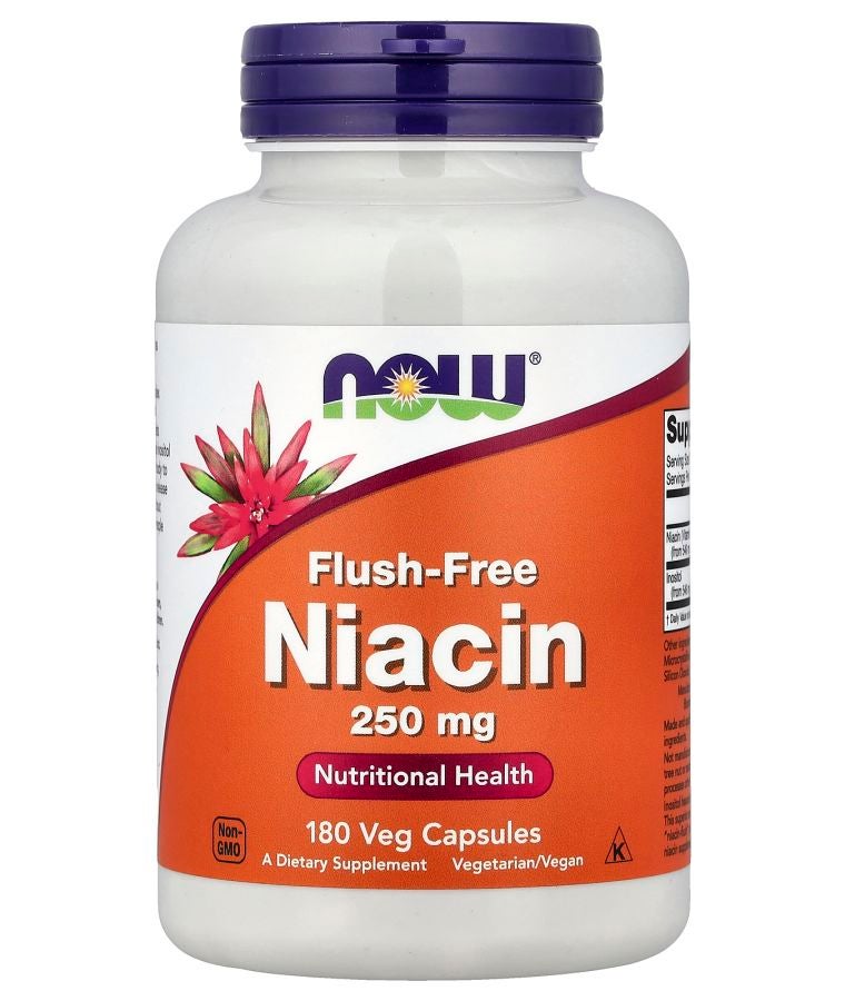 now Flush-Free Niacin 180 Veg Capsules