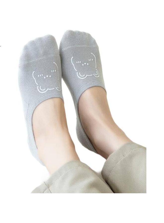 Cotton Thirteen Zhuji Women'S Short Socks Non-Slip No-Show Socks Autumn Cute Shallow Mouth Invisible Socks Set Of 15 Pairs - Image 1