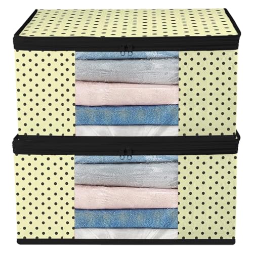 AARON INC Set of 2 Saree Cover Storage Bag for Clothes Zip Closure Saree Bags Wardrobe Organizer For Cloth Transparent Window Sadi Clothing Cover Wedding Lehenga Bag Multicolor Pack of 2 - Image 1