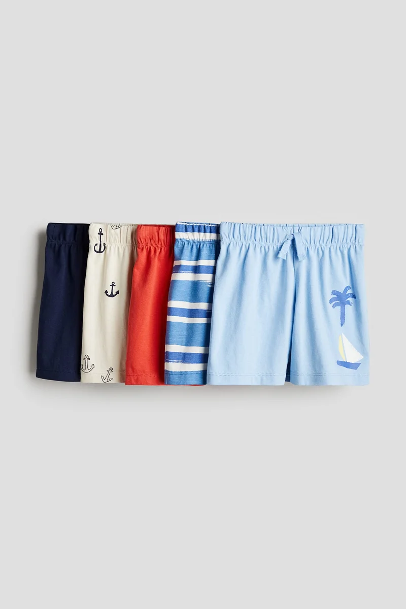 H&M Kids 5-Pack Printed Shorts