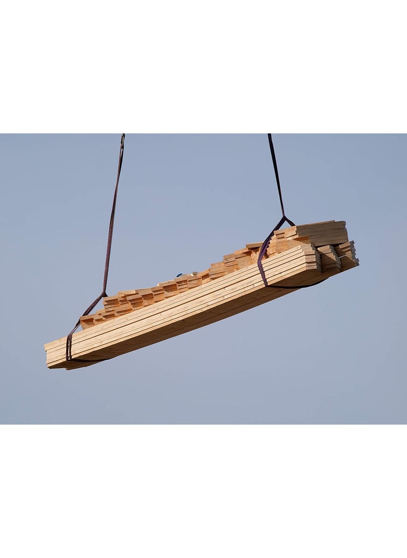 Everest C1150 1 x 3 Endless Sling Lifting Sling Endless Flat Sling Yellow Webbing 3200 lbs  - Image 5