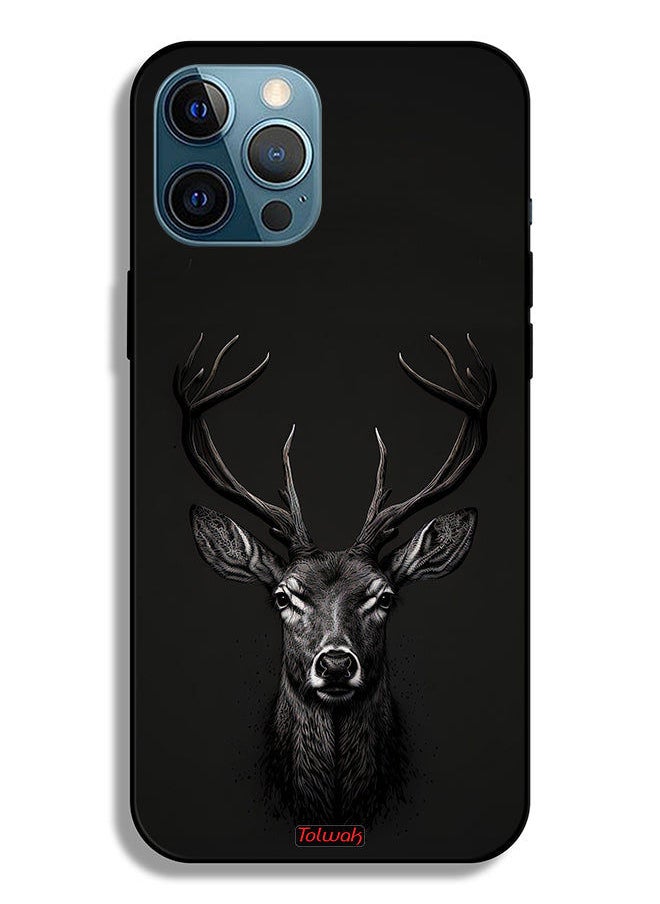 Tolwak - Apple iPhone 12 Pro Max Protective Case Deer Digital Art - Image 1