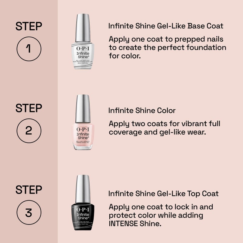 OPI Infinite Shine Stay & Night | Opaque Dark Gray Pearl Long Wear Gel Like Nail Polish | Vegan, Long Lasting, Streak Free - Image 5