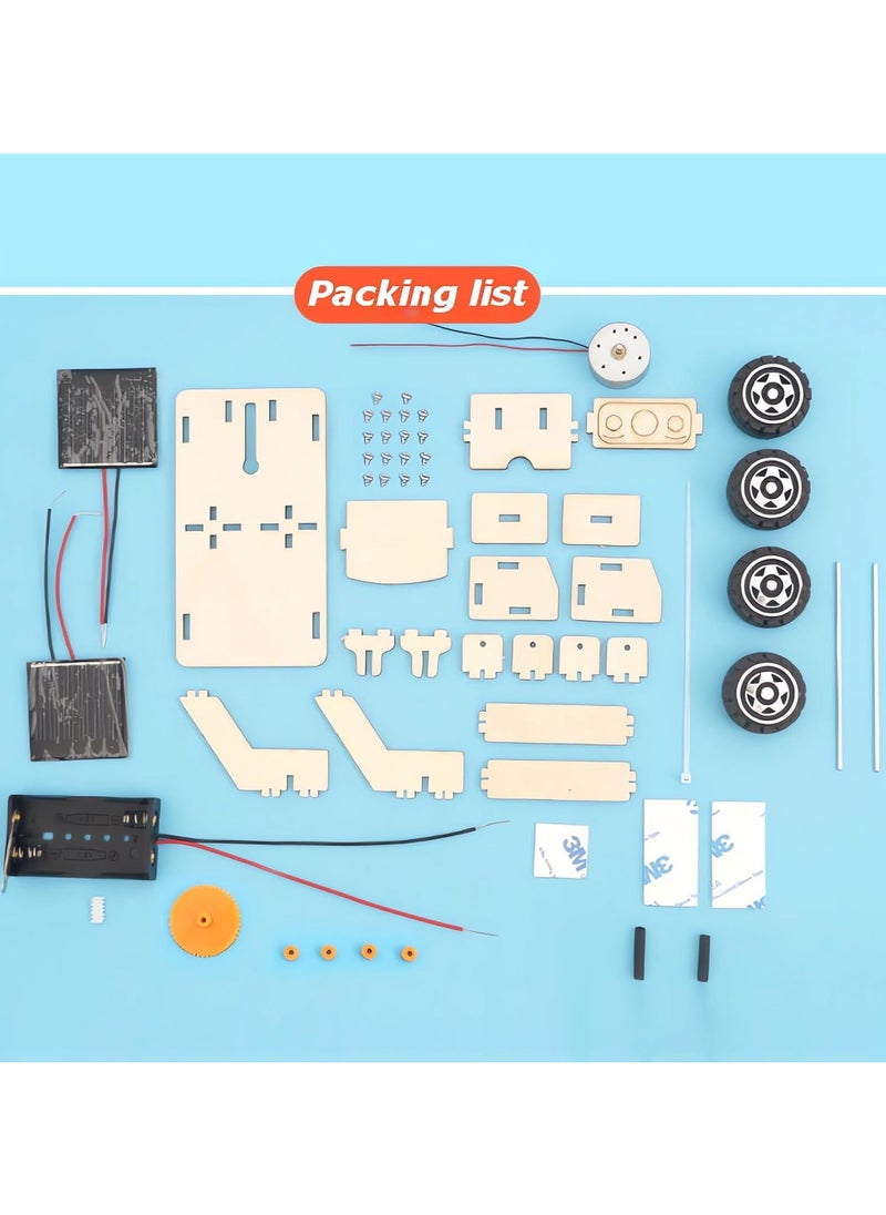 Jorunb - Solar Car Model Kits to Build,Science kit Science Experiment Kit for Applicable to Youth Age, Robotic Stem Project Build,Educational DIY STEM Set - Image 1