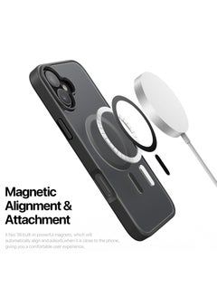 DUX DUCIS DUX DUCIS Yind Series Cover for the iPhone 16 mobile phone, compatible with MagSafe, a slim, TPU Hybrid PC  cover made of TPU, polycarbonate silicone - Black  - Image 4