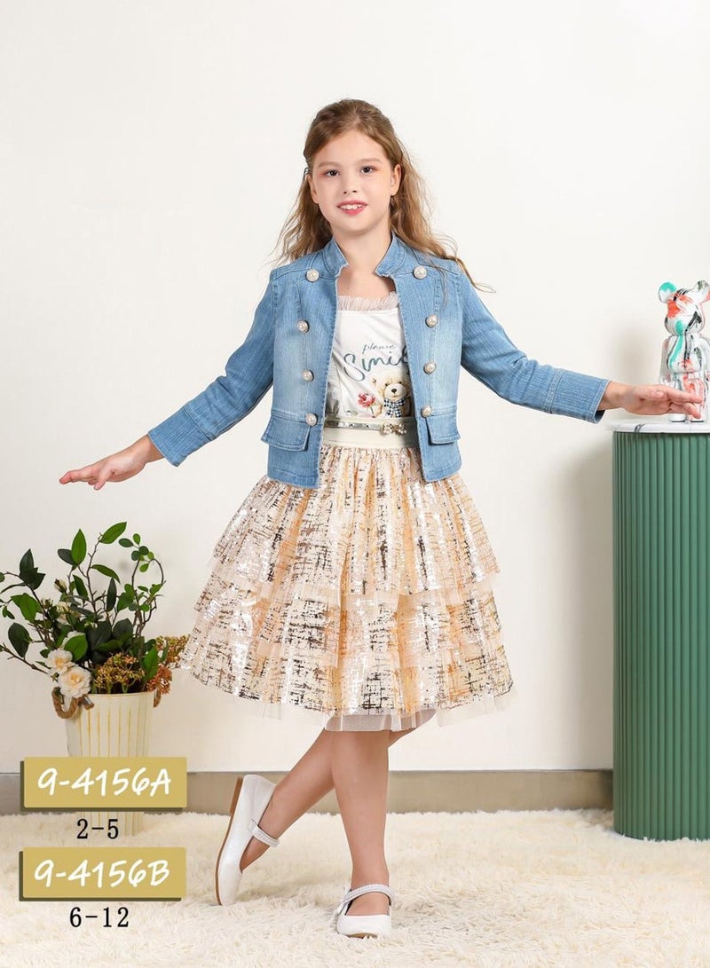 Girls dress in the latest fashion trends suitable for holidays and special occasions