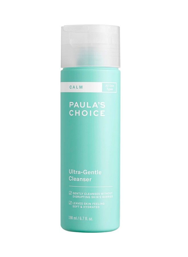 PAULA'S CHOICE منظف هادئ لطيف للغاية للبشرة الحساسة يهدئ + يخفف الاحمرار غسول وجه يومي للبشرة المعرضة للوردية والإكزيما خالي من العطور والبارابين 67 أونصة سائلة - Image 1