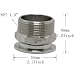 QMINOX SS304 KF40 NPT Male Adaptor thread 15 NW40 KF Male coupling ISOKF40 X NPT 15 - Image 2