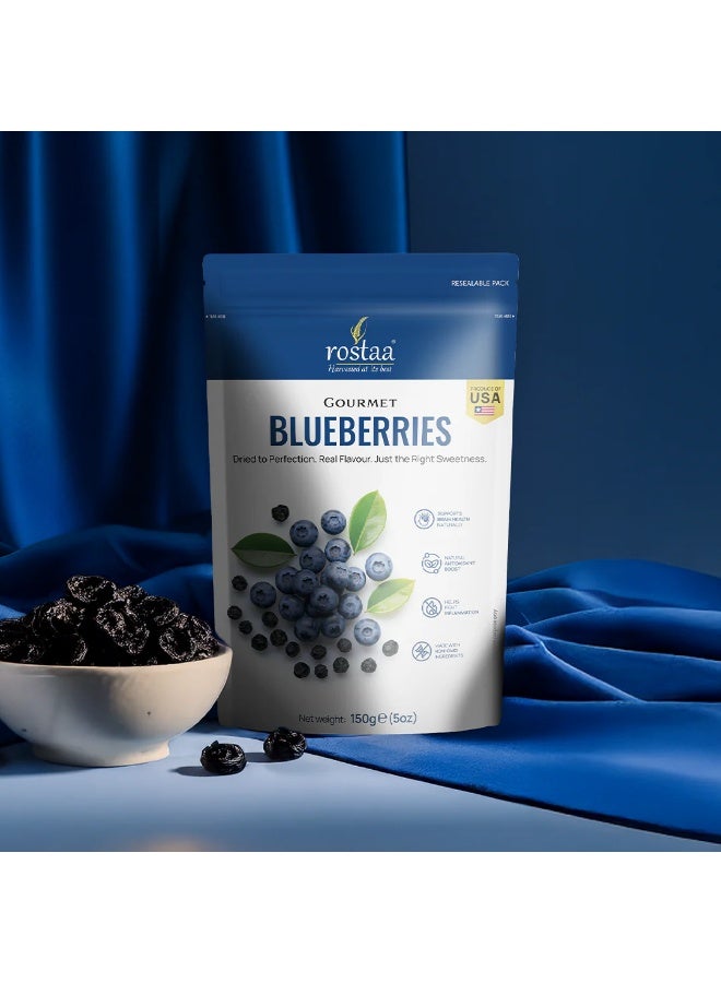 Rostaa Blueberries 150g – Premium Dried Blueberries, Antioxidant-Rich Healthy Snack - Image 3