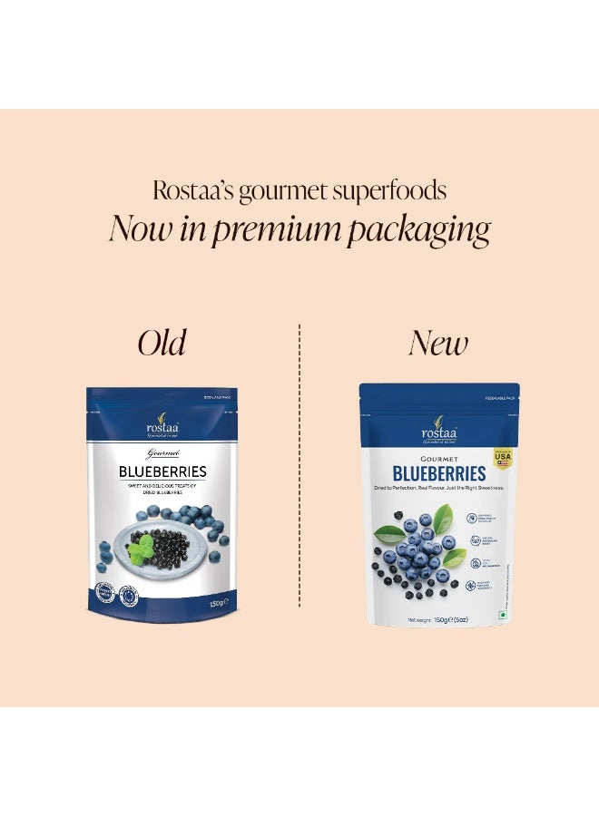 Rostaa Blueberries 150g – Premium Dried Blueberries, Antioxidant-Rich Healthy Snack - Image 4