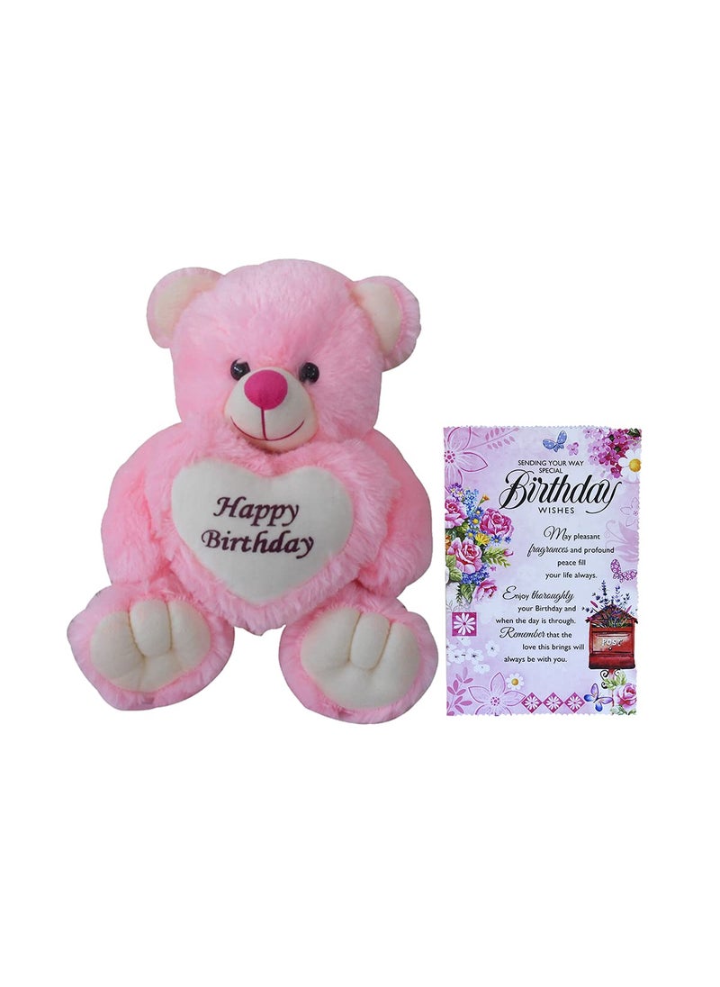 Saugat Traders - Saugat Traders Birthday Gift Set of Teddy Bear with Greeting Card - Birthday Gift for Sister-Birthday Gift for Wife-Daughter - Image 1