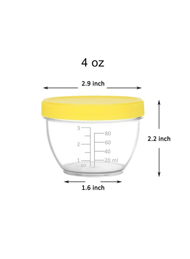 Youngever 18 Sets Baby Food Storage, 4 Ounce Baby Food Containers with Lids, 9 Bright Pink Colors, with Lids Labels - Image 2