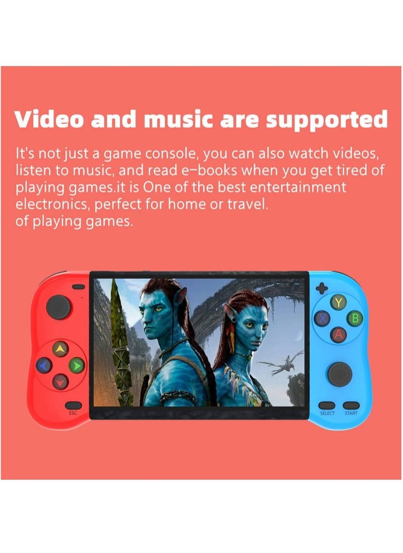 5.1 Inch Handheld Game Console - Portable Emulator - Classic Arcade Retro Gaming Device - Built-in 12000 Games - MP3/MP4 Support
