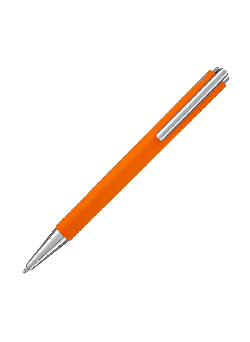 LAMY قلم حبر جاف م+ ذو رأس متوسط حبر أسود برميل برتقالي - Image 2