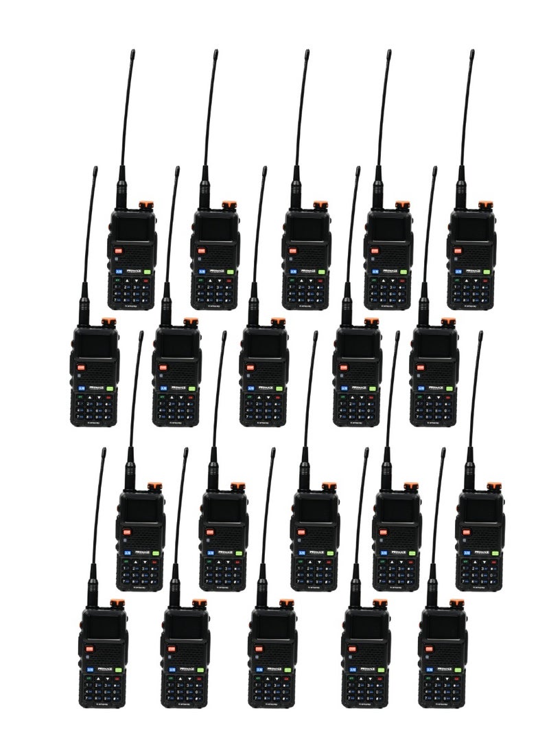 PROMAGE Promage Connect PC-WT910 PRO Dual Band Support Handheld Device Twenty Pack with 1500mAh Battery, Compact Design, Emergency Features, Flashlight, and High Reliability – Black | 20-Pack  - Image 1