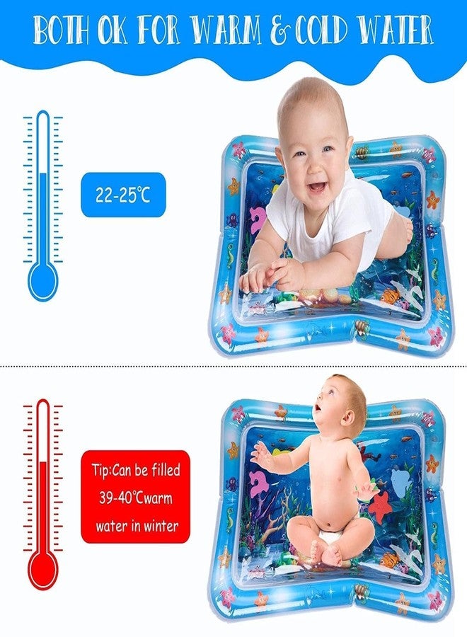 Luxula Baby Kids Water Play Mat Toys | Inflatable Premium Tummy Time Leakproof Water-Filled Sensory Activity Play Center for Newborn Babies | Indoor & Outdoor Use (Pack 1) - Image 5