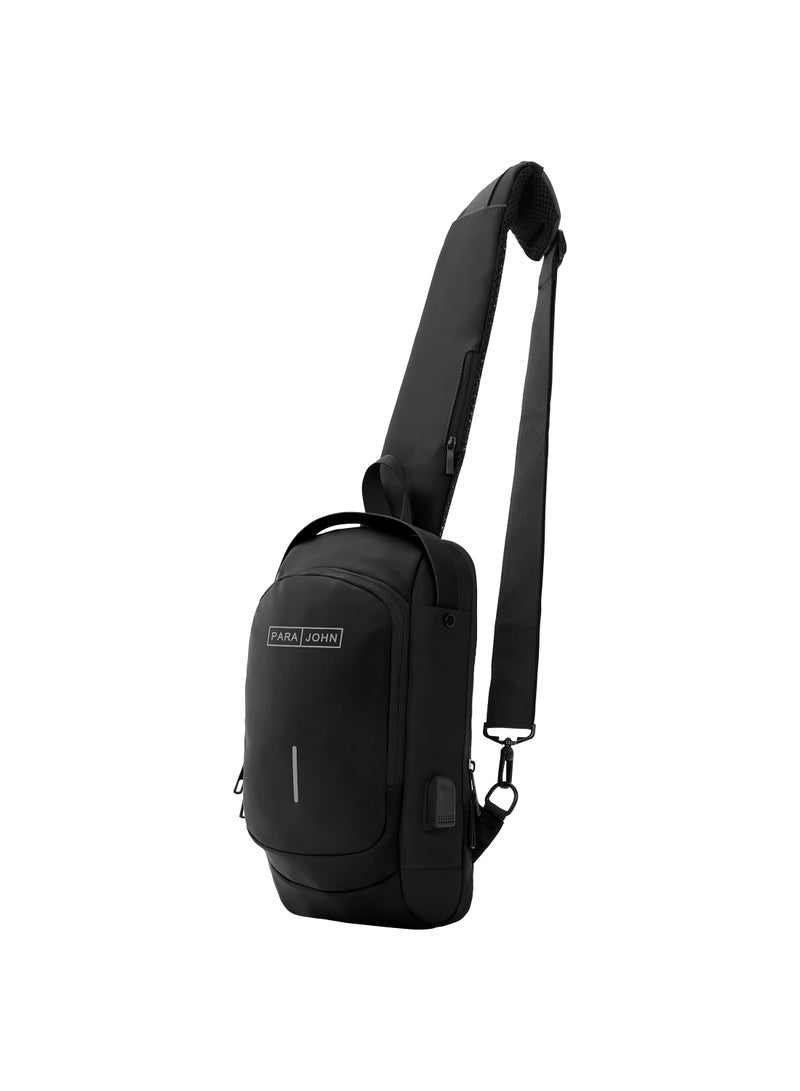 PARAJOHN Parajohn Anti theft Crossbody Sling bag,Shoulder Backpack,Lightweight Chest Daypack with USB Charging Port  - Image 1