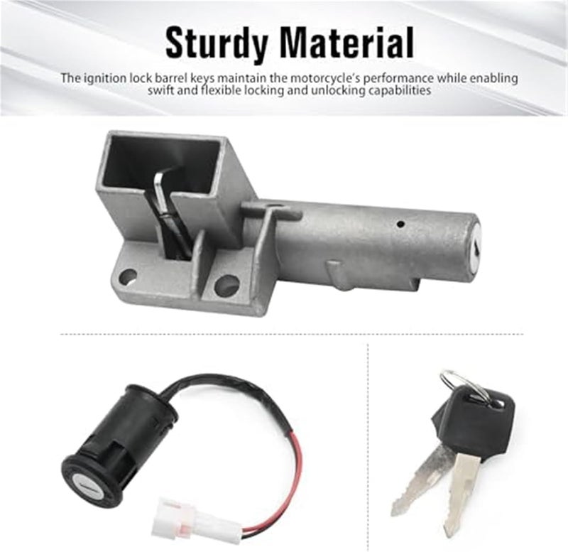 Wivplex Motorcycle Key Ignition Starter Switch Set - Image 4