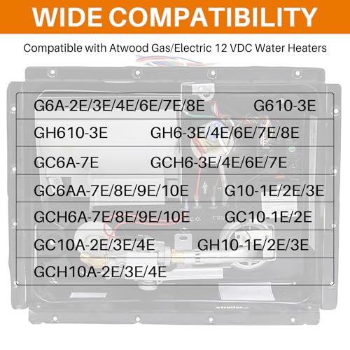 XINSTCO 3 In 1 RV Water Heater Replacement Parts Spare Kit for Atwood/Dometic, 91365 RV Water Heater Circuit Board, 91447 Thermal Cut Off & Thermostat Kit, 93868 Spark Probe Igniter Electrode - Image 4