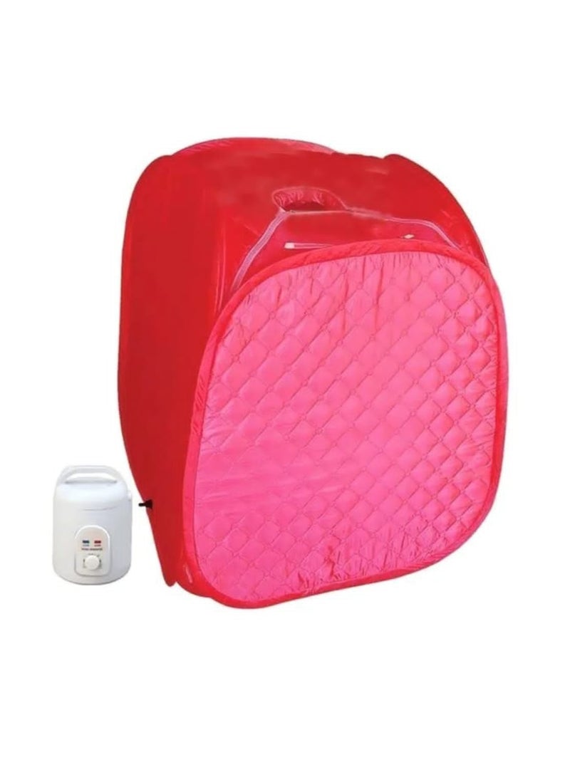 Portable steam sauna red - Image 2