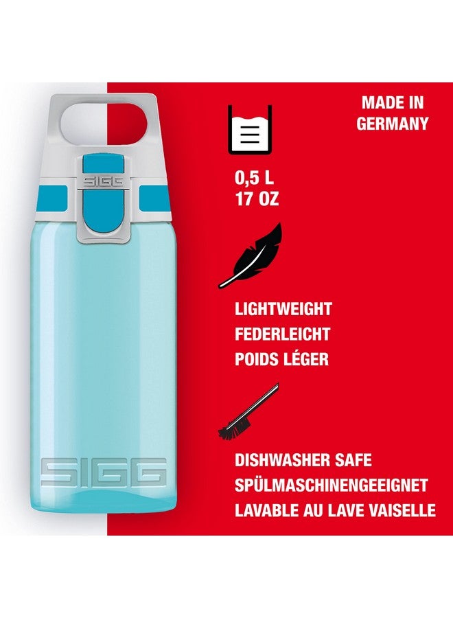 Sigg Kids Water Bottle Viva One Aqua Leakproof Dishwasher Bpa Free Sport And Bike One Hand Children'S Drink Bottle 17 Oz Aqua 500Ml - Image 3
