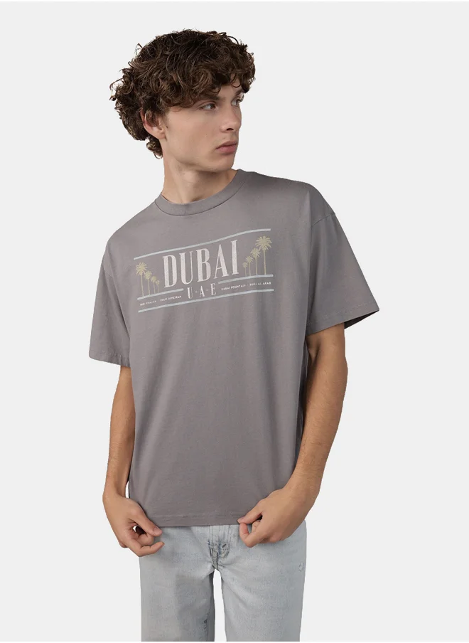 American Eagle AE Boxy Destination Graphic T-Shirt