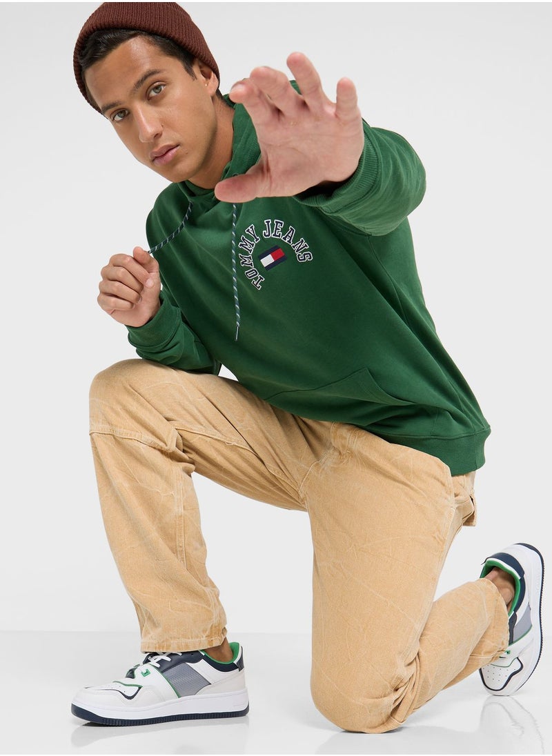 TOMMY JEANS - Logo Printed Hoodie - Image 1