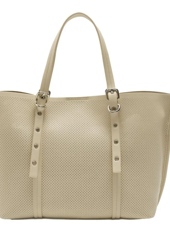PARFOIS Perforated Shopper Bag With Removable Pouch