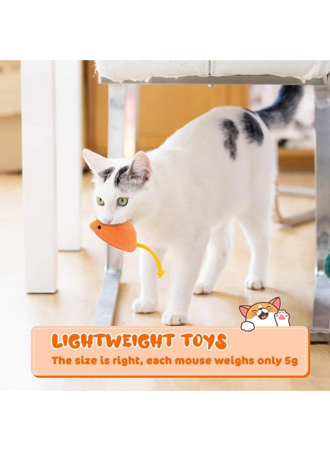 Generic 6 Pcs Cat Toy Set - Realistic Cats Mouse Plush Delights For Playful Kittens | Adorable Feline Mice Filled With Catnip For Irresistible Cat Chew Toy Excitement  - Image 3