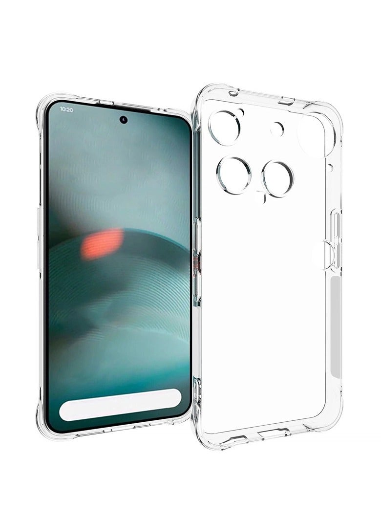 general Nothing Phone 3 Airbag Case Transparent Anti-Drop TPU Protective Case High Transparency No Yellow Change Airbag Cushioning Precise Fit Anti-scratch and Wear Resistant - Image 1