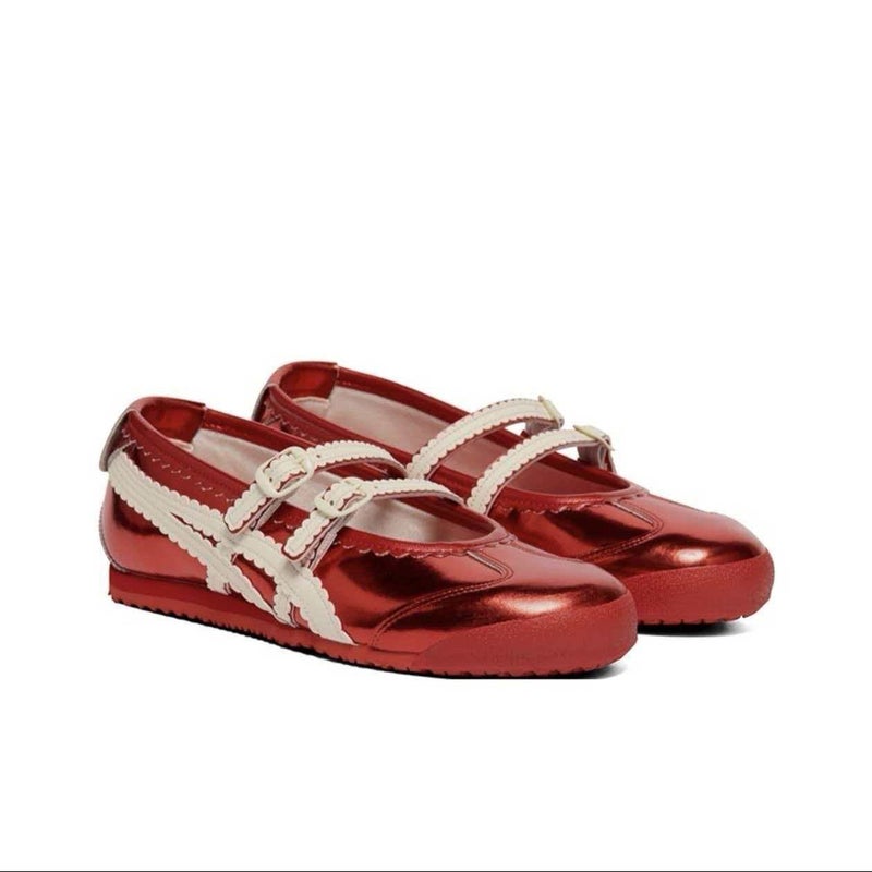 Retro Ballet Mary Jane Shoes for Adults - Cute Bowknot Buckle Design, Plush Lining, Rubber Sole, Unisex Casual Comfortable Shoes